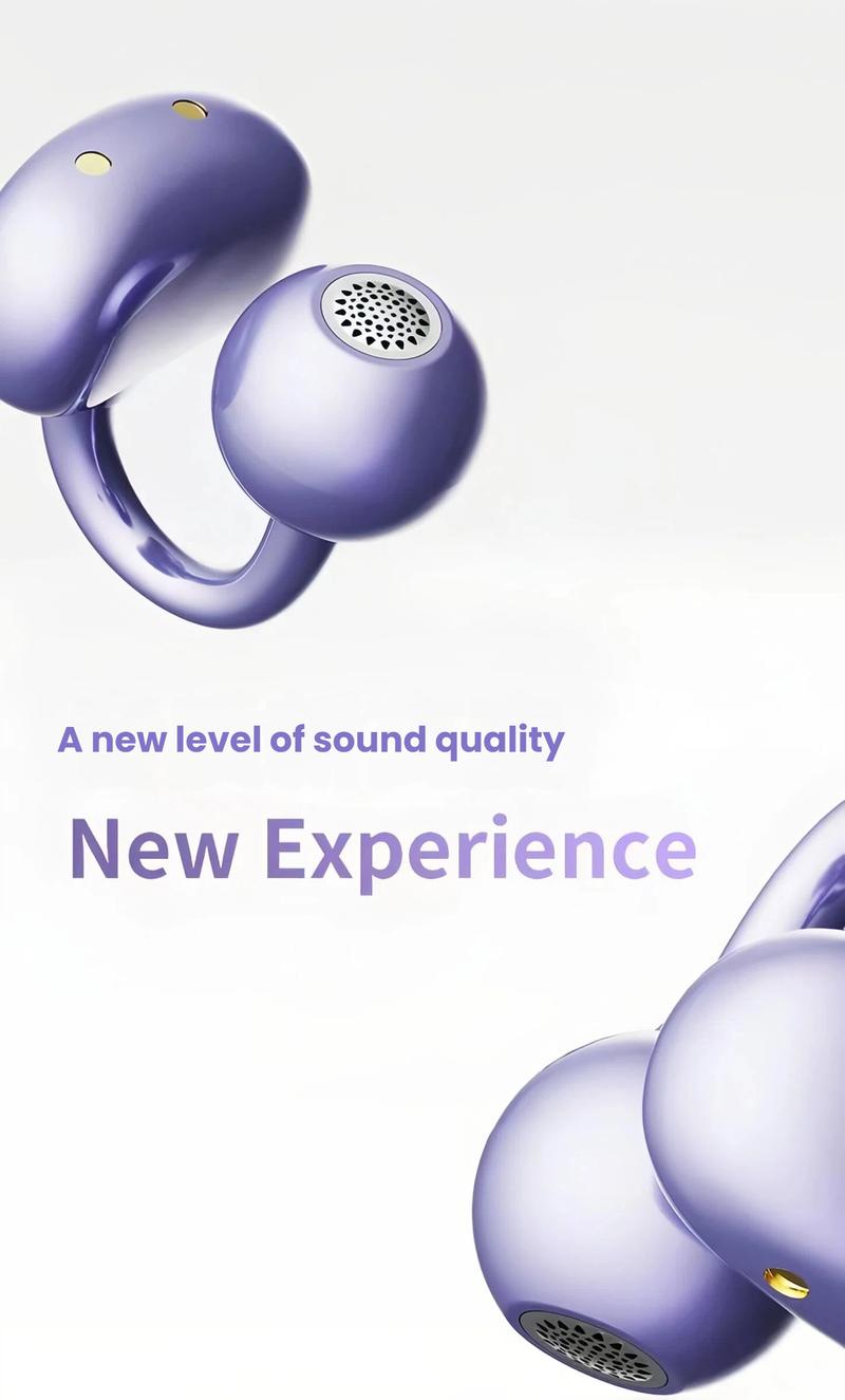 Sparkly Butterfly Ear Cuffs Earbuds - Wireless Bluetooth Open Ear Clip-on Headphones - Coquette Y2K Jewelry Gift