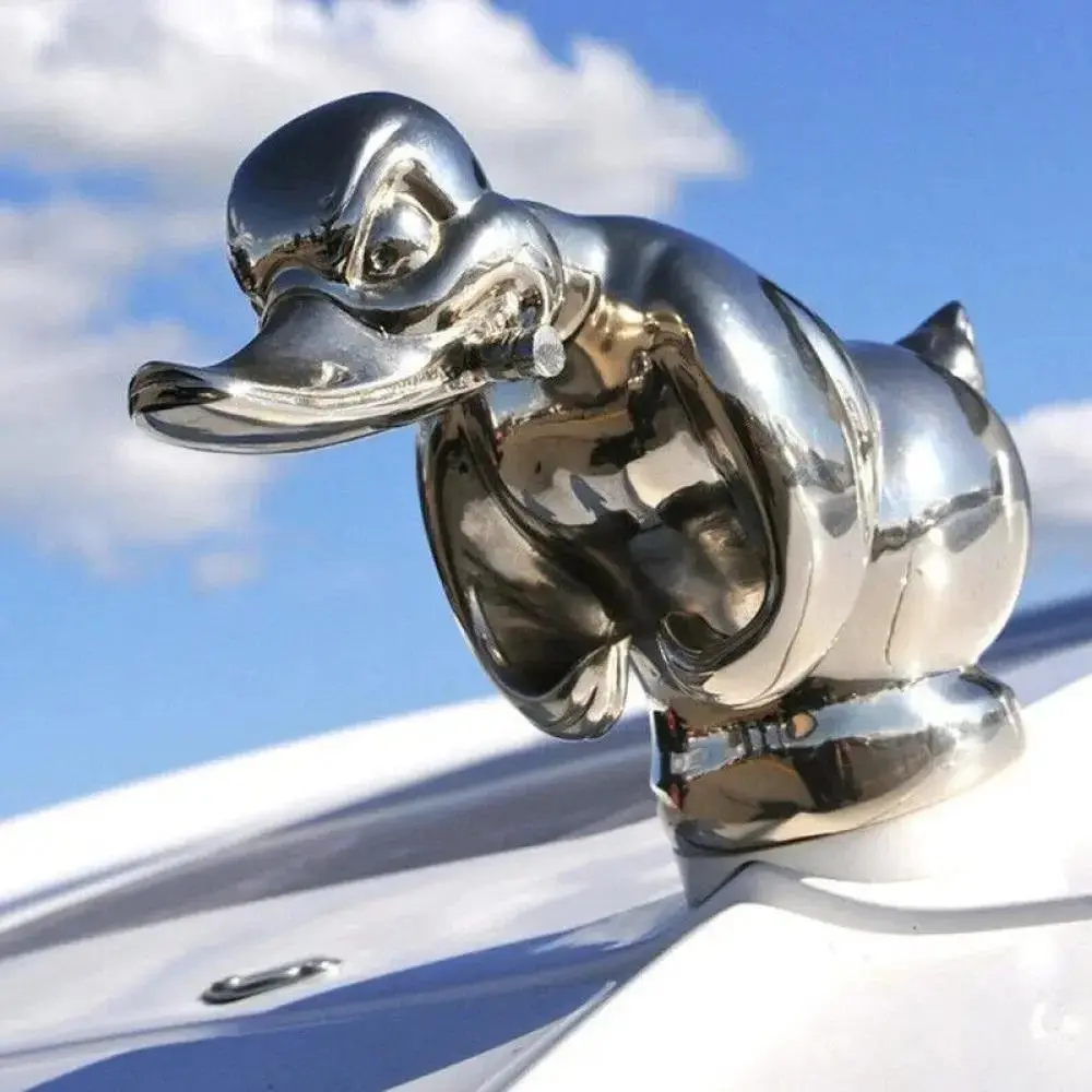 Front Car Decoration – Angry Little Duck Ornament, Automotive Decorative Item, Handicraft