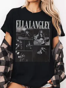 [Sale up to 30%] + [FREE SHIP] Ella Langley Tour 2026 T-Shirt, Vintage Graphic Music Shirt, Retro Unisex Oversized Tee, Concert Fan Outfit, Trendy Music Inspired Apparel, Gift For Fans