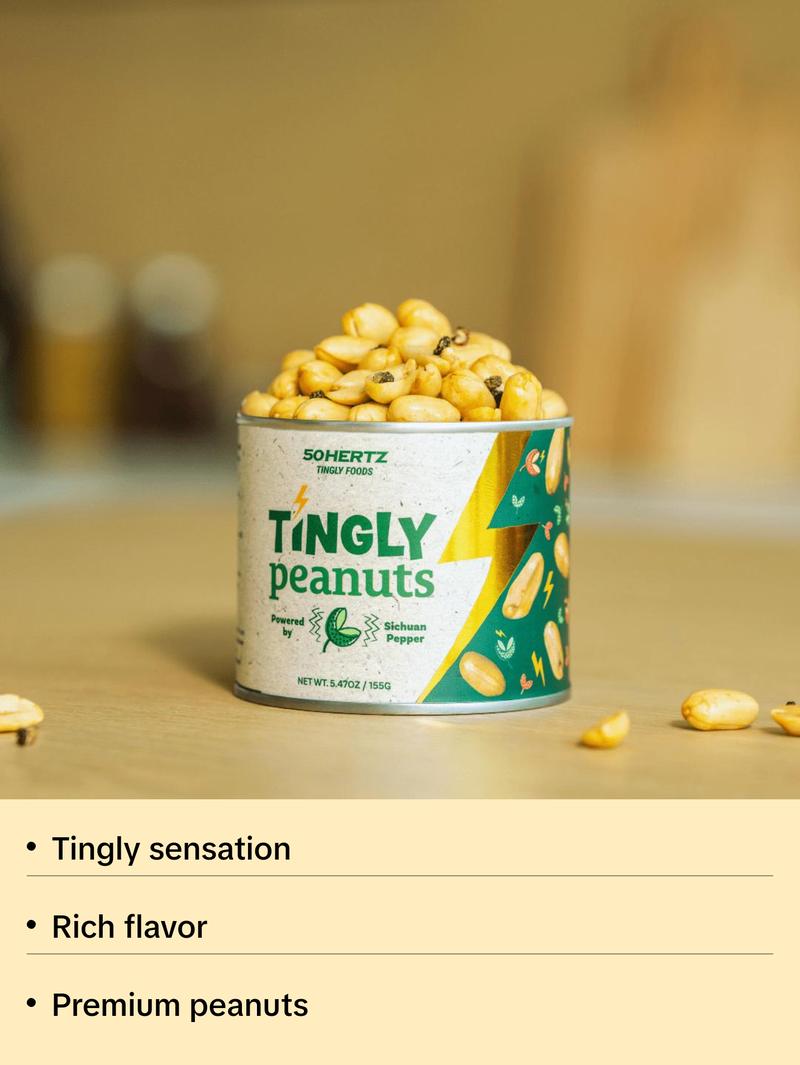 Tingly Sichuan Pepper Peanuts (5.5oz)