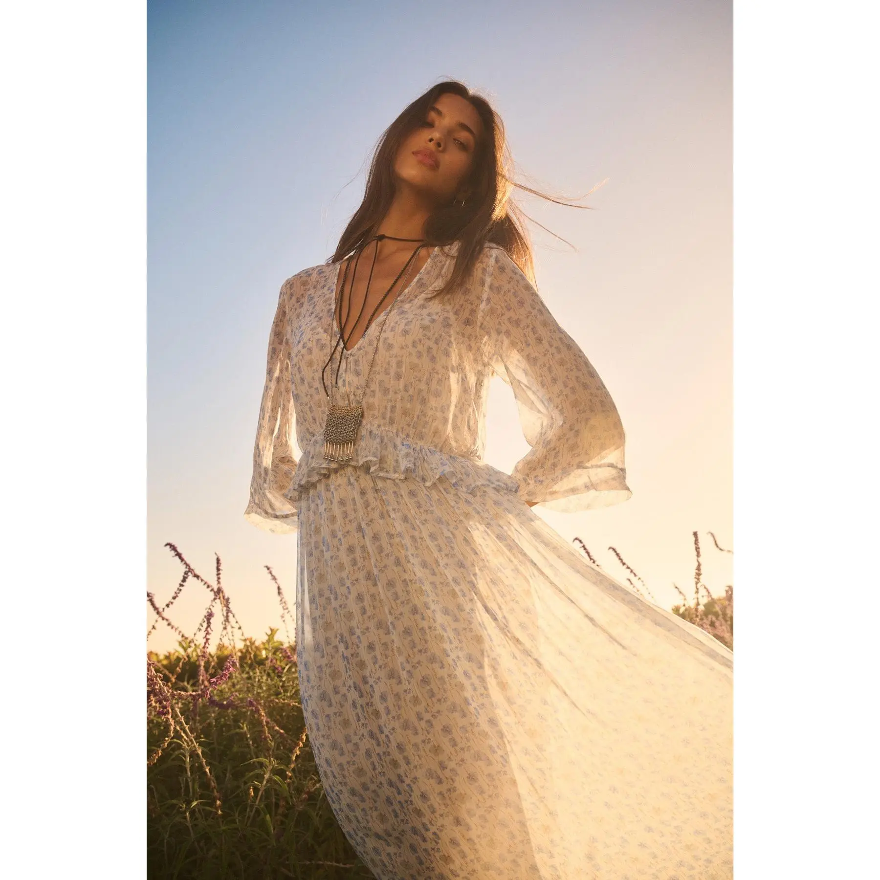 chinese dress ladies Desiree Maxi Dress by For Love & Lemons main image 0