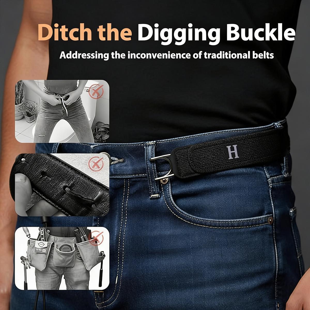2026 New Unisex Buckleless Belt Hook Velcro Waist Buckle Adjustable Elastic Waist Belt Comfortable Metal Hook Stylish Belts 2026 New Unisex Buckleless Belt Hook Velcro Waist Buckle Adjustable Elastic Waist Belt Comfortable Metal Hook Stylish Belts