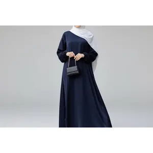 Modest Luxury Premium Satin Abaya | Umbrella Cut A-Line Abaya with Pockets (MA311)