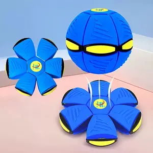 Outdoor Play & Stress Relief 2-in-1 Stomp Flying Saucer Deformable Educational Ball