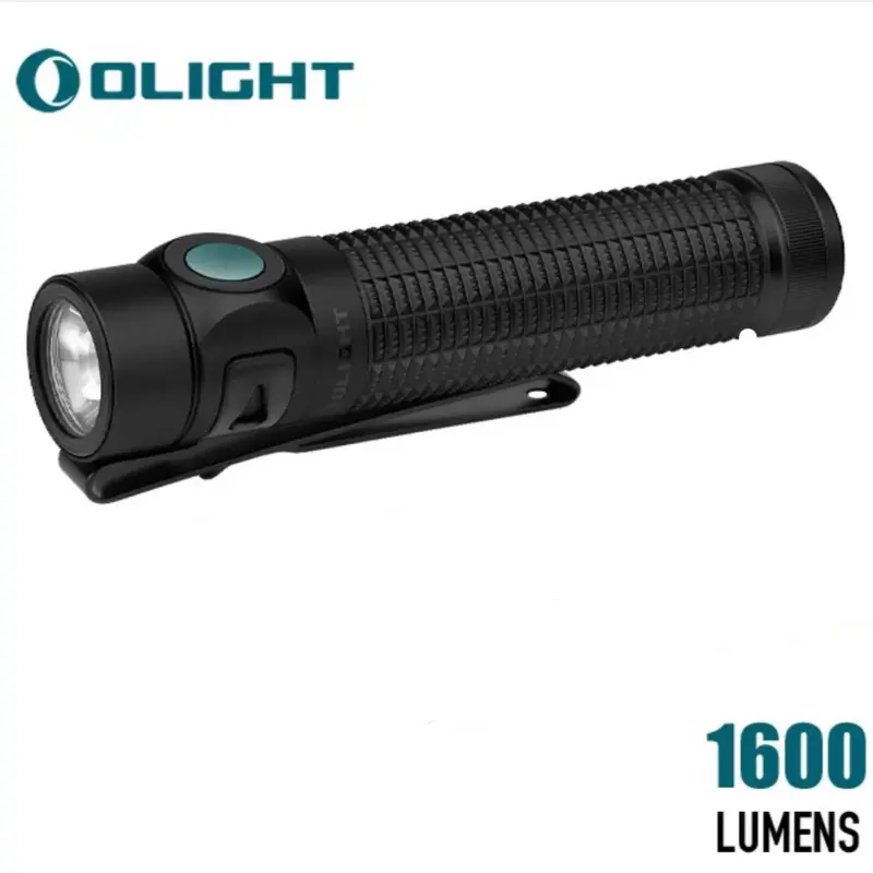 OLIGHT 4 Pro Matte Black Portable LED Flashlight - Streamlined, Efficient Sports & Outdoor Camping Hiking Torch, Outdoor Gadgets, Streamlined Look