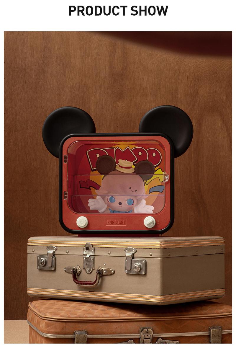 [Spanish]-DIMOO WORLD × DISNEY Series – Contenedor Iluminado en Forma de TV