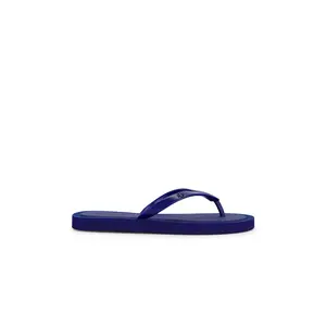 Tory Burch Kira Padded Flip Flop in Ballpoint Blue