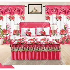 5 pcs bedskirt set