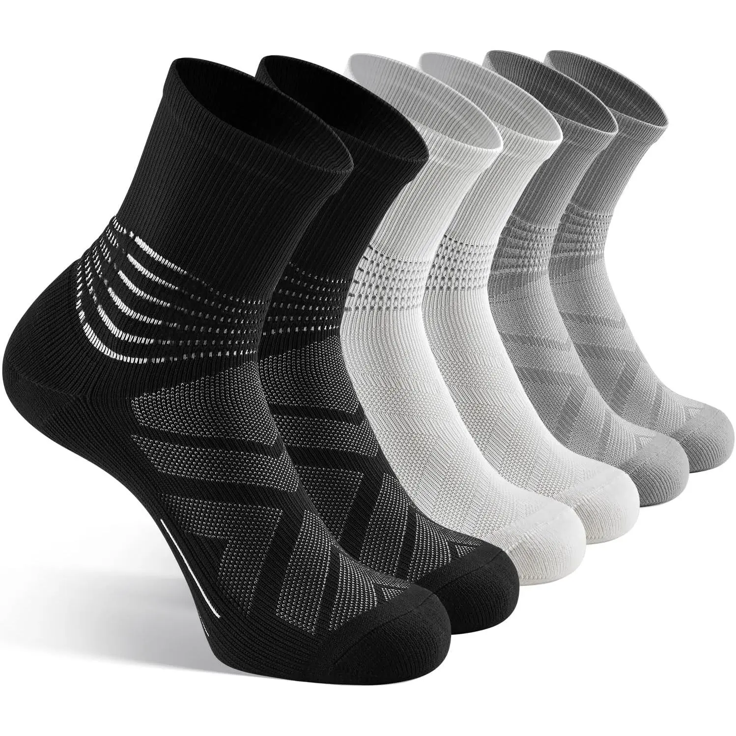 Black+white+light Grey-3 Packs