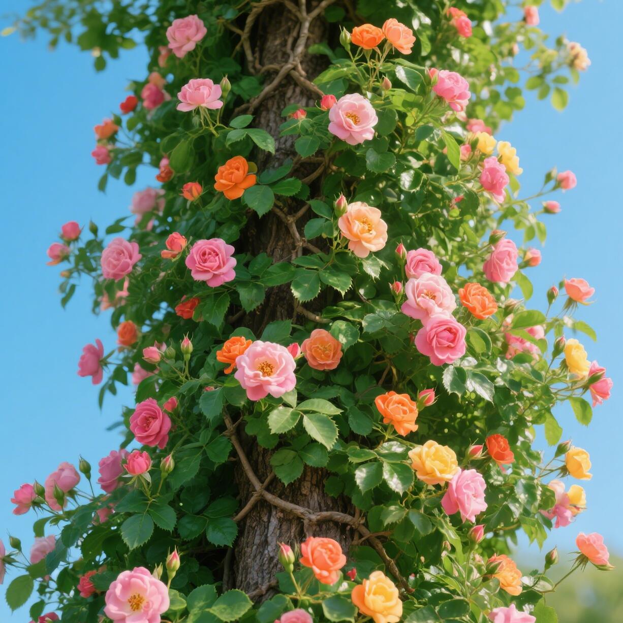 200 Pcs Climbing Rose  Seeds for Planting Outdoor-Perennial  Flowers Plant for Your Grarden