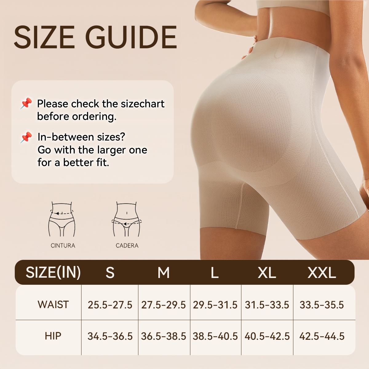 LUCKMEEY Tummy Control Shapewear Shorts for Women  Seamless High Waist Body Shaper Thigh Slimming Underwear with Built-in Gusset Machine Washable Basic Minimalist Skin Body Shaper