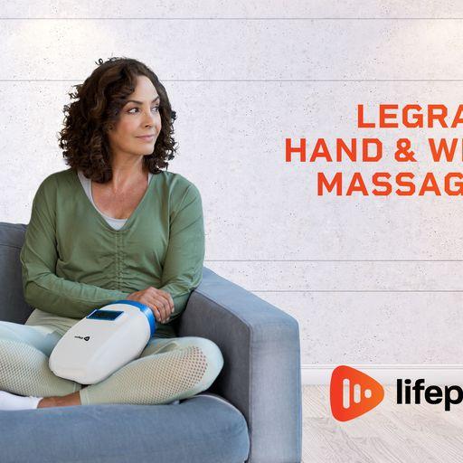 Lifepro Legra Hand Massager - Portable Massager Adjustable Comfort Adjustable Comfort Adjustable Comfort