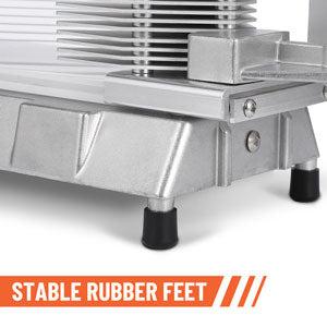 GARVEE Commercial Tomato Slicer, 3/16" Heavy Duty Tomato Slicer Tomato Cutter With Built-In Cutting Board for Home or Restaurant Use GARVEE Commercial Tomato Slicer, 3/16" Heavy Duty Tomato Slicer Tomato Cutter With Built-In Cutting Board for Home or Restaurant Use