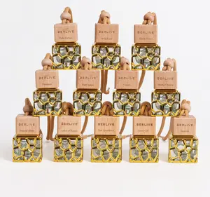 Berlive Car Air Freshener – Luxury Premium Long Lasting Scented Car Freshener Safe & Non-Toxic Choose Your Scents Woody Aroma