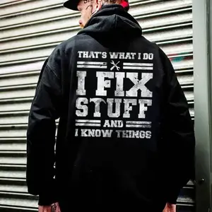 That’s What I Do I Fix Stuff And I Know Things Mechanic T-Shirt Hoodie Sweatshirt – Blue Collar Workwear Gift for Family