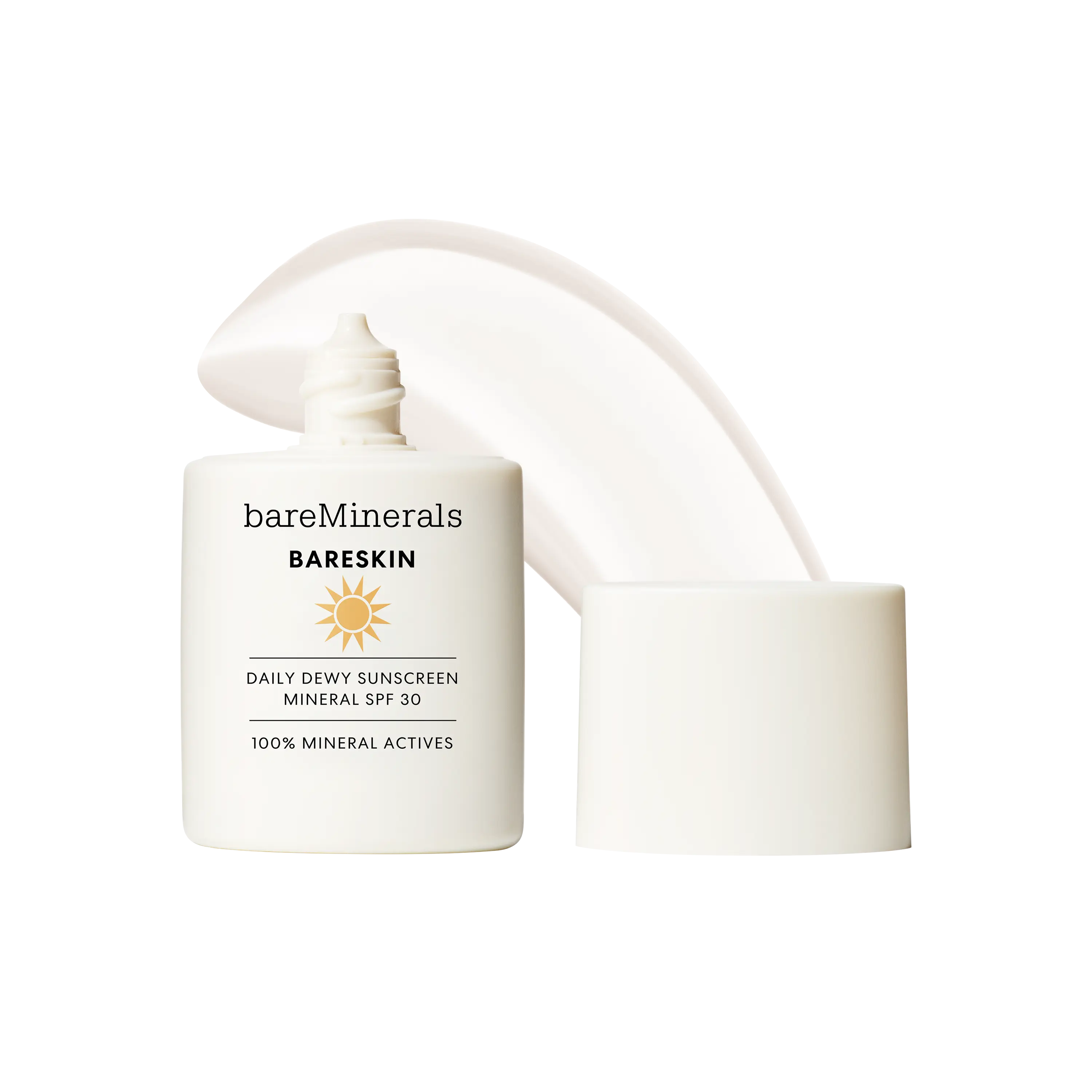 bareMinerals Bareskin Daily Dewy Sunscreen Mineral SPF 30 - Hydrates, Protects, Radiant Skin for Everyday Wear