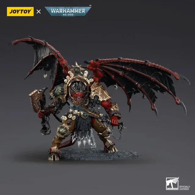 JOYTOY Warhammer 40k 1/18 Action Figures 38cm World Eaters Angron, Daemon Primarch of Khorne