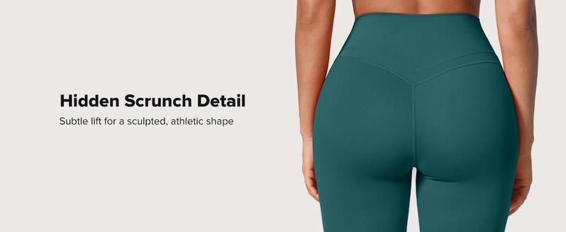 BRXL High-Waisted Flare Yoga Leggings Women's Sports Flare Pants Fitness Wear with Pockets Seamless Front Flare Yoga Pants Suitable for Gym Outdoor and Casual Exercises Elastic High-Waisted Design #OutdoorFun #HolidayWarmUp-1