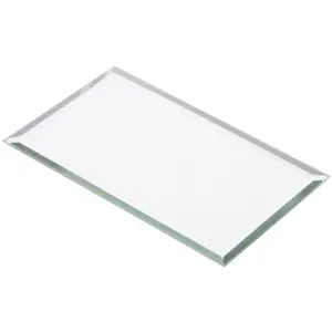 Plymor 3" x 5" Rectangle, 3mm Thick Beveled Glass Mirror