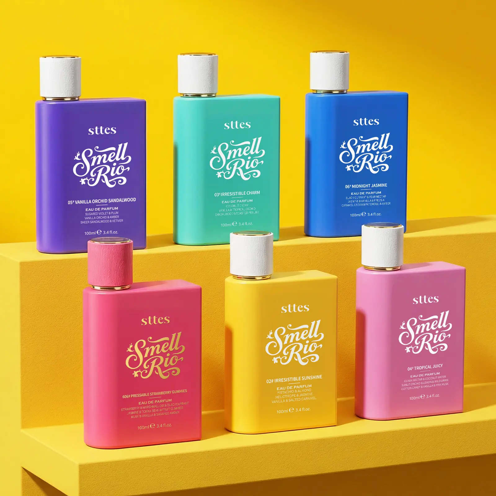 Sttes Aromatic Body Perfume Series - EDP Spray, 100ml (3.4 fl oz) Unisex Fragrance Beauty Products, Single Item