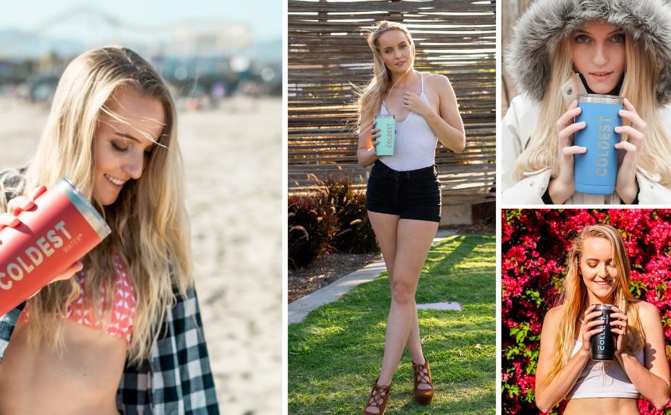 COLDEST 20oz Tumbler V2 – Leak Proof Insulated Coffee & Tea Flask | Hot 13+ Hours, Cold 20+ Hours | Sip-Secure Stainless Steel Travel Cup for Work, Car, Gym, Office & Everyday Use | Durable, No-Spill Thermal Drinkware