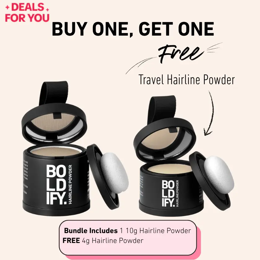 Buy 1 Get 1 Free Hairline Powder (10g + Free 4g) | Color Match Guarantee | Hairline Shaping & Root Cover-Up Powder, Hair Styling Powder, Hair Product