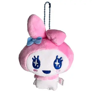 Tamagotchi X Sanrio Lovlicki My Melody Cosplay Plush Mascot Keychain