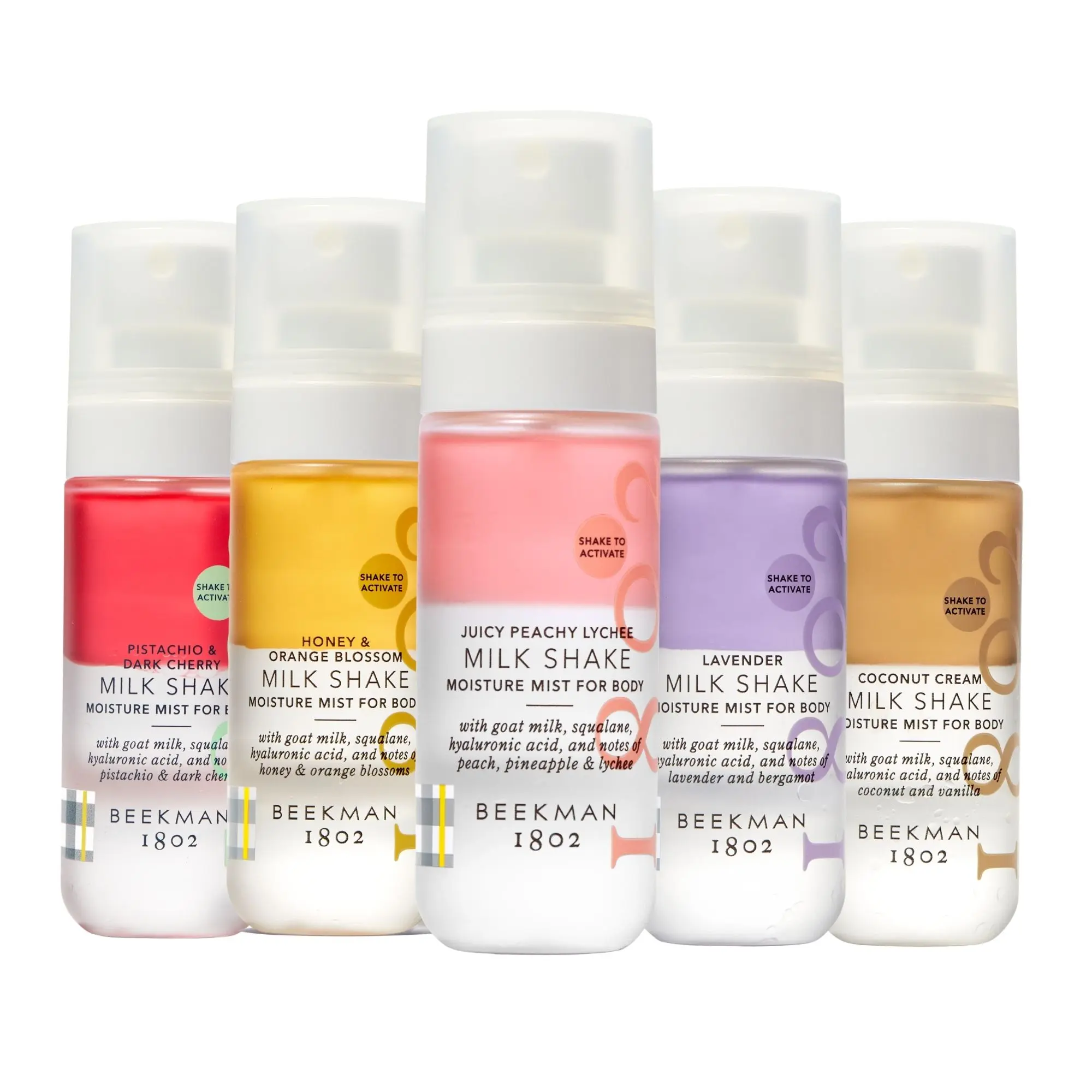 Beekman 1802 Milk Shake Hyaluronic Acid Hydrating Scented Body Mist - With Microbiome Safe Scents & Jojoba Oil, Instantly Moisturizes, Hydrates & Softens, Safe for Sensitive Skin, Cruelty Free Moisture Moisturizer Moisturizing