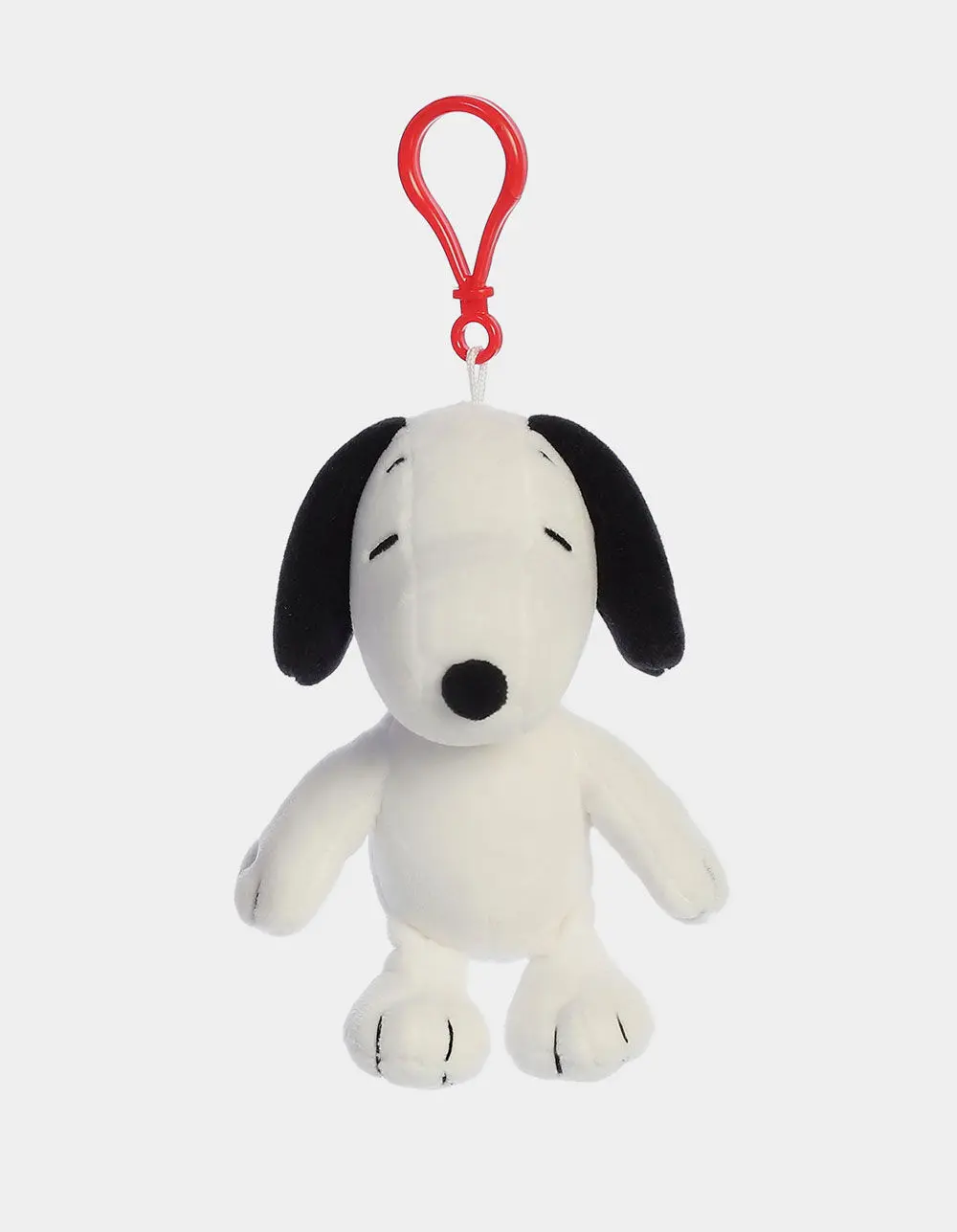 PEANUTS Snoopy Clip-On Keychain, White