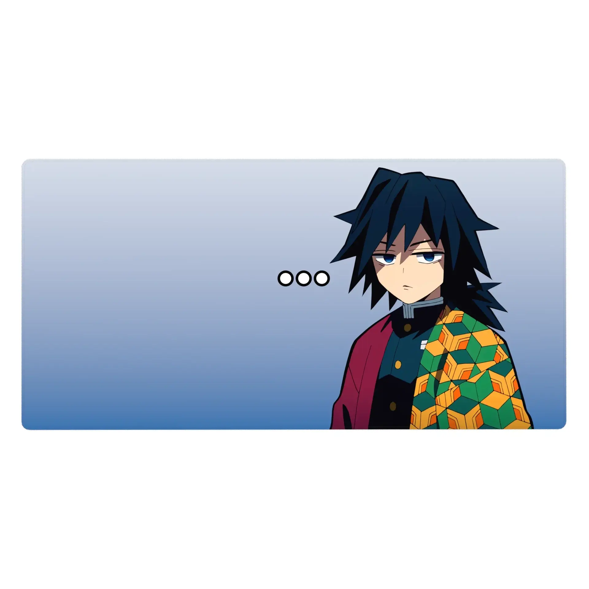Demon Slayer Silent Tomioka Giyuu Anime Kimetsu Desk Mat Mousepad Trading Card Game Mat