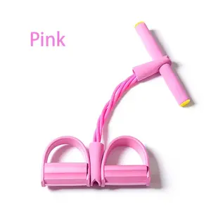 Home Gym Arm & Waist Training Pedal Band – Eco-Friendly Natural Latex Yoga Stretching Band with Adjustable Resistance