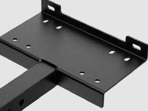 Nilight Universal Trailer Hitch Winch Mounting Plate 10 x 4 1/2 Winch Bracket Winch Mounting 2 Inch Receiver Hitch Heavy Duty Steel 15000Lbs Capacity for ATV UTV SUV Truck Pickup Boating Accessories