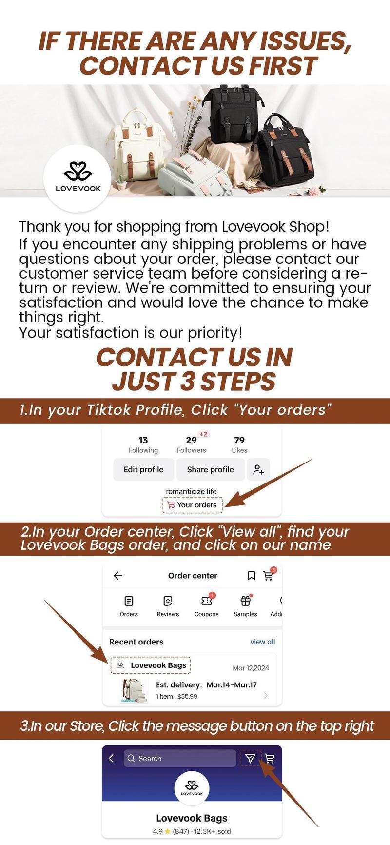 【BUY 2 SAVE 1】LOVEVOOK Buy 2 Pay 1 Price Travel Bag&Laptop Backpack Versatile and Durable Combines Style and Function