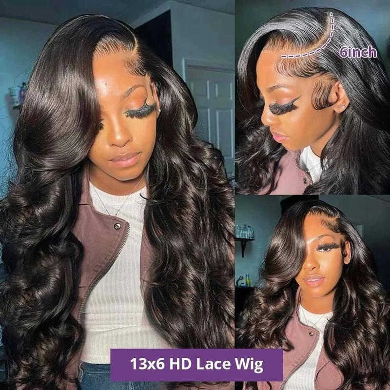 Bling Hair Body Wave 13X4 Lace Front Drawstring Wigs Human Hair Easy To Wear 13x6 Glueless Wig Human Hair Pre Plucked Pre Cut Pre Everything Frontal Wig Beginners Friendly 180% Density #TikTokShopBlackFriday
