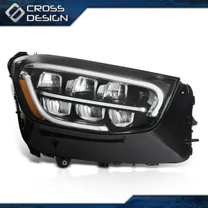 CROSSDESIGN LED Headlight Front Right Side Fit For 2020-2022 Mercedes GLC Class W/O AFS