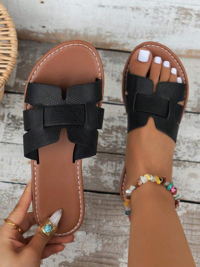 Women’s Woven Roman Sandals – Bohemian Flat Beach Shoes for Summer, Casual Comfort with Thick Sole