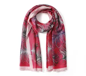 Youzey The Valencia Lightweight Satin Silk Scarf 35" x 70"