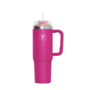 Tupperware big T Tumbler | 37oz / 1.1L/ color Fuchsia Kiss