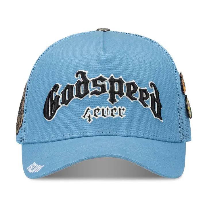 Godspeed 4ever GS Trucker Hats (Orange/white) - TikTok Shop