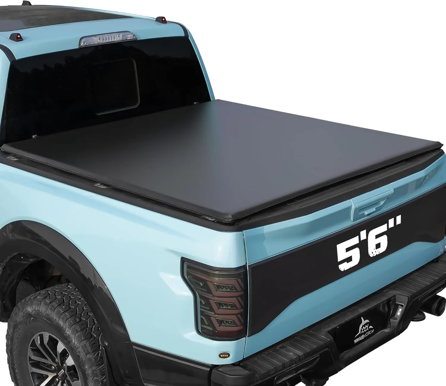 Truck Bed Tonneau Cover Compatible with Ford F150 F-150 2004-2014 5.5 ft Short Box, Soft Roll Up Style，Cars accessories