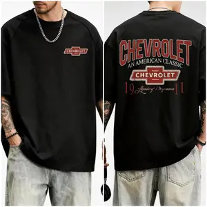 Chevrolet T-Shirt, Classic 1911 Chevy LogoGraphic Tee,Retro American Car Shirt, OversizedStreetwear Top for Men and Women graphic t-shirts