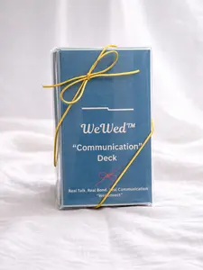 WeWed Couples Communication Card Deck – Relationship Conversation Starter Game for Date Night, Marriage Connection & Couples Therapy Tools