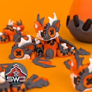 Halloween Mini Dragon & Egg – Limited Edition Collectible Dragon Egg