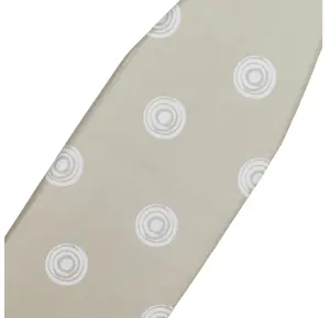 Heavy-Duty T-Leg Ironing Board with Non-Slip Feet & Thick Padded Cover, 53" x 14", Adjustable Height