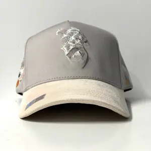 Premium high quality Hat B gray and beige