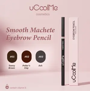 uCoolMe Smooth Machete Eyebrow Pencil, 1 Count Long Lasting Eyebrow Pencil, Waterproof Blade Eyebrow Pencil –Eye Brow Makeup Tool, Makeup Accessories, Cosmetic Product for Women 24H Stay, No Smudge, Easy Natural Brows Spring Glow-Up