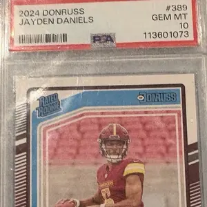 2024 Panini Donruss - Rated Rookie Jayden Daniels #389 (RC) PSA 10