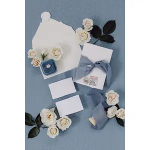 Carolina Blue Linen Flat Lay Styling Mat - Perfect Photographer Backdrop