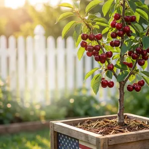 Cherry Tree Seedlings for Outdoor Garden Planting, Yard Growing and Patio Containers