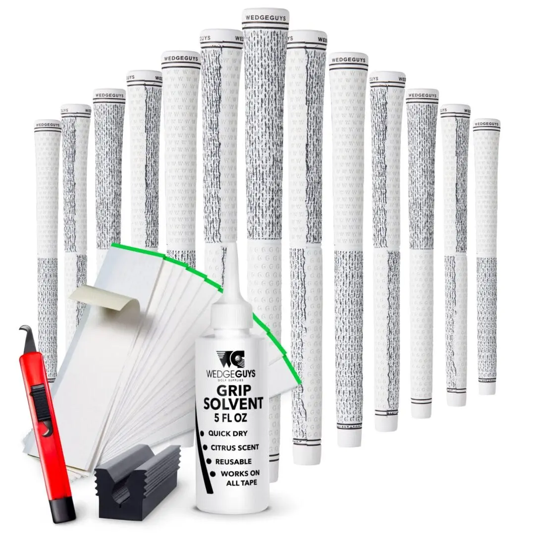 Wedge Guys DC Tour Golf Grip & Kit Bundle - Includes 13 Grips and Deluxe Grip Kit